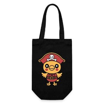 pirate - Gift Bag for Bottles - black - Front