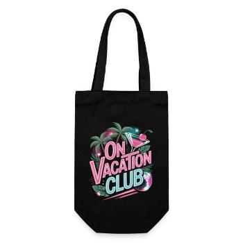Vacation Club Summer Festival Vacation Beach Vacation - Gift Bag for Bottles - black - Front