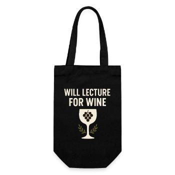 History Historian Humor Weird History History Nerd - Gift Bag for Bottles - black - Front
