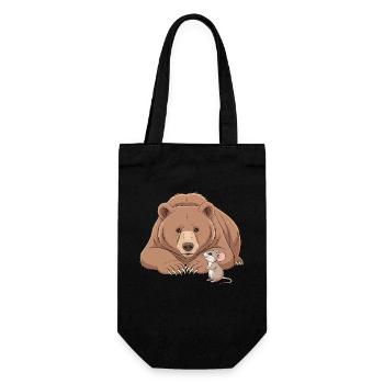 L’ours et la souris - Sac à bouteille - noir - Devant