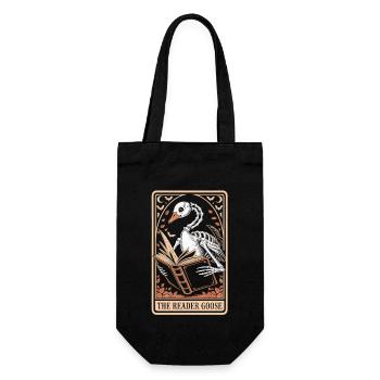 Lecteur de tarot oie - Sac à bouteille - noir - Devant