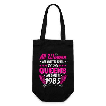 Queens nés en 1985 40e anniversaire - Sac à bouteille - noir - Devant