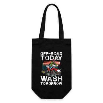 Off-Road Adventure Today Wash Tomorrow - Gift Bag for Bottles - black - Front