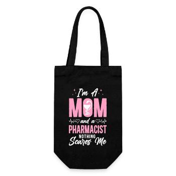 Pharmacy Tech Technician - Gift Bag for Bottles - black - Front