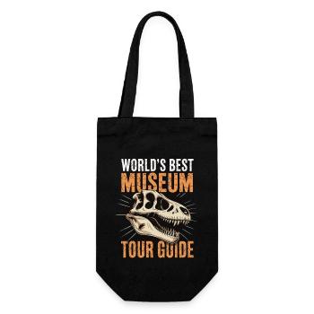 Museum - Gift Bag for Bottles - black - Front