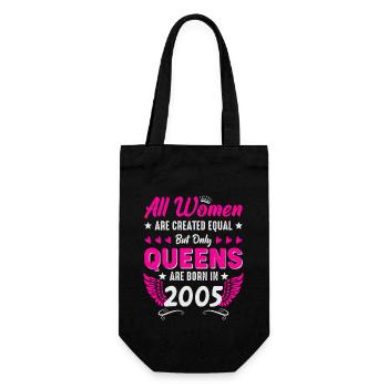 Queens nés en 2005 20e anniversaire - Sac à bouteille - noir - Devant