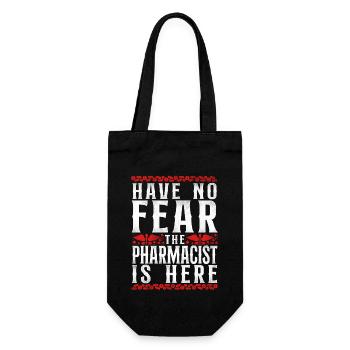 Pharmacy Tech Technician - Gift Bag for Bottles - black - Front