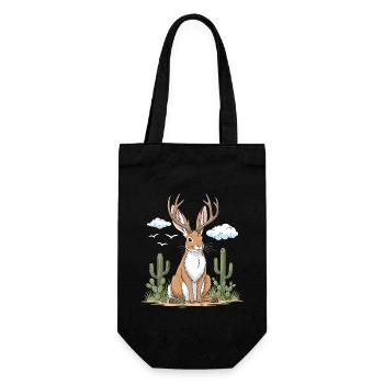 Jackalope Desert - Gift Bag for Bottles - black - Front