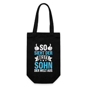 Voici à quoi ressemble le meilleur fils du monde - Sac à bouteille - noir - Devant