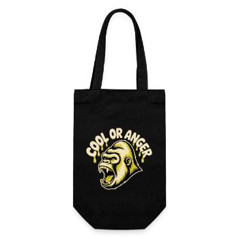 TÊTE DE GORILLE - Sac à bouteille - noir - Devant