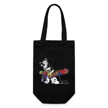Belgian Malinois Mama - Gift Bag for Bottles - black - Front
