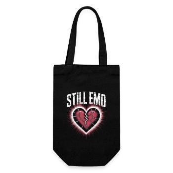 Immernoch Emo! Goth Emo Alternativ Aesthetic - Geschenkbeutel für Flaschen - Schwarz - Vorne