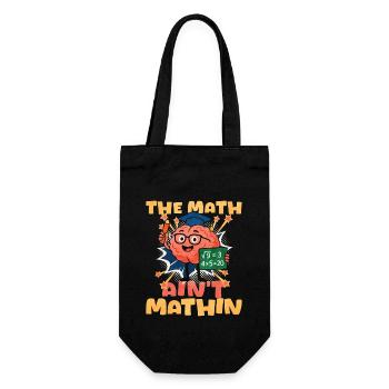 Mathématiques - Sac à bouteille - noir - Devant