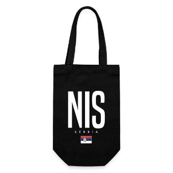 Nis, Serbia - Gift Bag for Bottles - black - Front