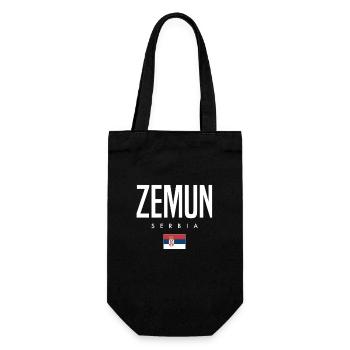 Zemun, Serbia - Gift Bag for Bottles - black - Front