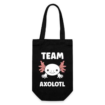 axolotl - Gift Bag for Bottles - black - Front