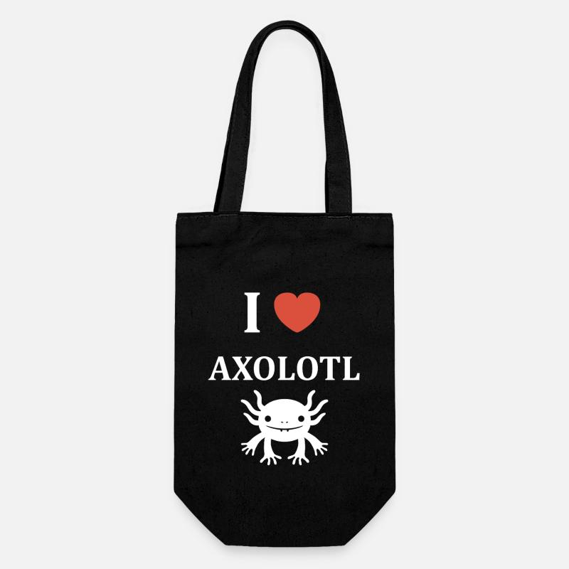 axolotl - Sac à bouteille - noir