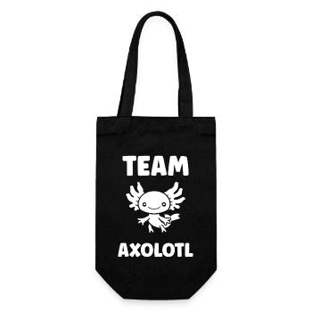axolotl - Gift Bag for Bottles - black - Front