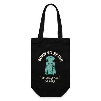 Salt Lover Sodium Dependent Nacl Meme - Gift Bag for Bottles - black - Front
