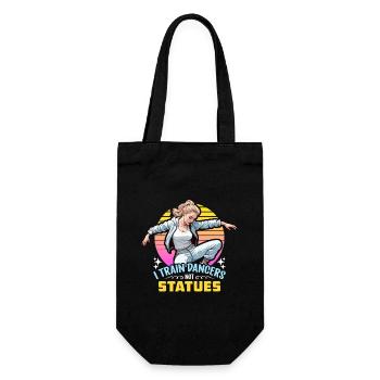 Dance Teacher I Train Dancers Dance Instructor - Gift Bag for Bottles - black - Front