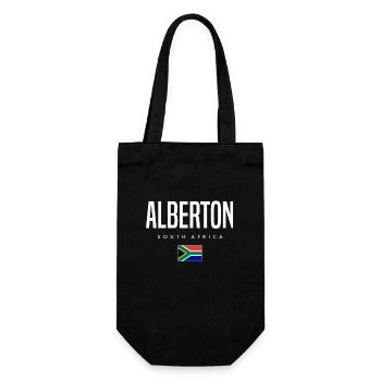 Alberton, South Africa - Gift Bag for Bottles - black - Front