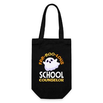 Le fantôme du conseiller scolaire de Fab-Boo-Lou - Sac à bouteille - noir - Devant
