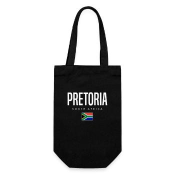 Pretoria, Afrique du Sud - Sac à bouteille - noir - Devant