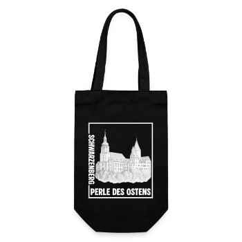 Schwarzenberg Perle - Geschenkbeutel für Flaschen - Schwarz - Vorne