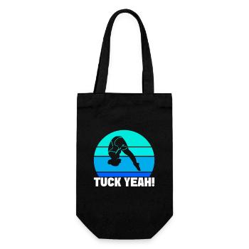 Diving diving board - Gift Bag for Bottles - black - Front