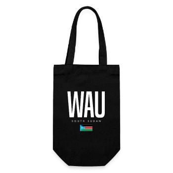 Wau South Sudan - Gift Bag for Bottles - black - Front