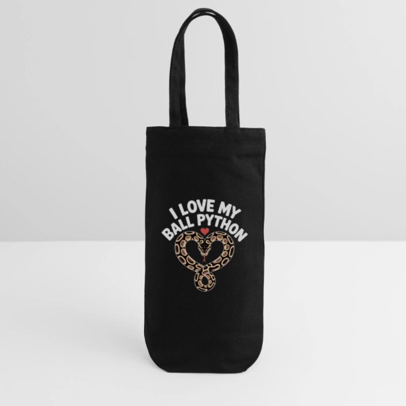 J’adore mon python royal ! Roi python Sac à bouteille