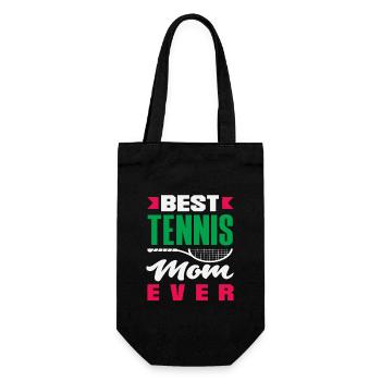 Best Tennis Mom Ever Tennis Players - Gift Bag for Bottles - black - Front