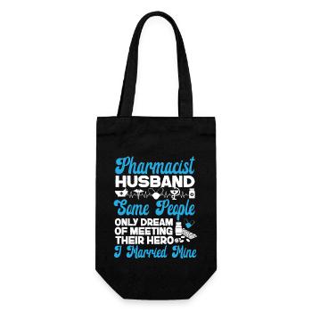 Pharmacy Tech Technician - Gift Bag for Bottles - black - Front
