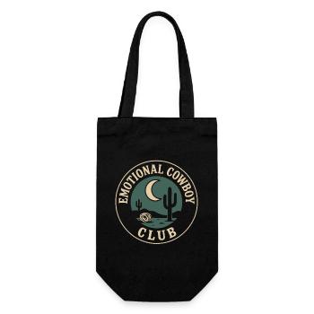 Cowboy Sad Cowboy Western Emo Country Music Fan - Gift Bag for Bottles - black - Front