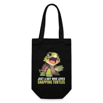 Snapping Turtles Snapping Turtle - Gift Bag for Bottles - black - Front