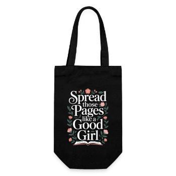 Répandez ces pages comme une bonne fille - - Sac à bouteille - noir - Devant