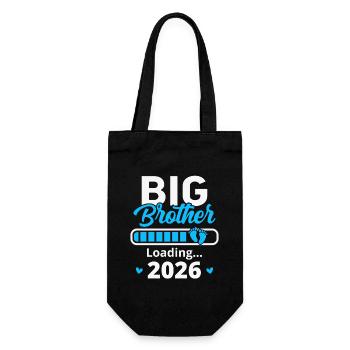Big Brother Loading 2026 Baby Reveal - Gift Bag for Bottles - black - Front