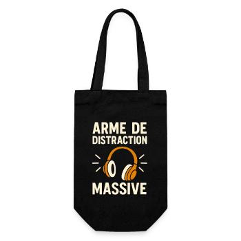 Arme de Distraction Massive – Casque Audio - Sac à bouteille - noir - Devant