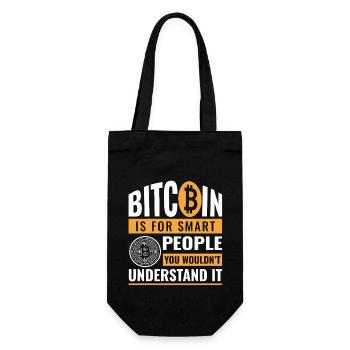 Chemise Bitcoin pour les fans de crypto - Sac à bouteille - noir - Devant