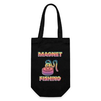 Neodymium Magnet Fishing Magnetic Fisher - Gift Bag for Bottles - black - Front