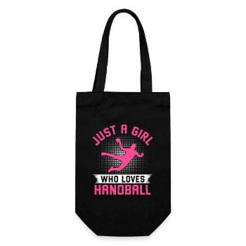 Juste une fille qui aime le handball - Sac à bouteille - noir - Devant
