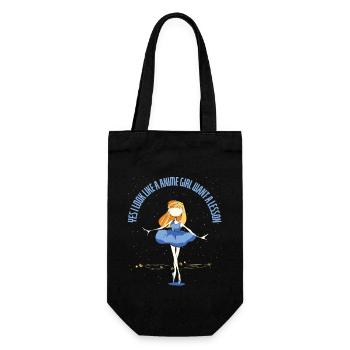 Anime Manga Otaku Kawaii Japan Cosplay Comic - Geschenkbeutel für Flaschen - Schwarz - Vorne