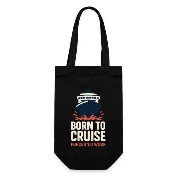 Cruise Addict Funny Cruise Loyalty Ocean - Sac à bouteille - noir - Devant