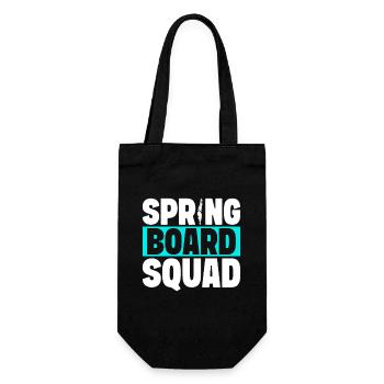 Kunstspringen Turmspringer Sprungbrett - Geschenkbeutel für Flaschen - Schwarz - Vorne