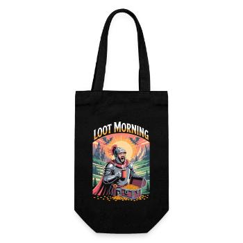 Fantasy Morgenkaffee T-Shirt - Geschenkbeutel für Flaschen - Schwarz - Vorne