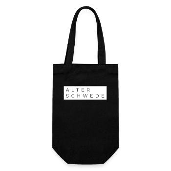 Alter Schwede Fun Design - Geschenkbeutel für Flaschen - Schwarz - Vorne