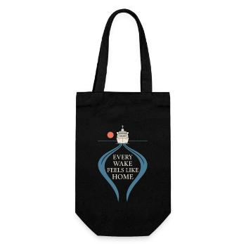 Cruise Addict Funny Cruise Loyalty Ocean - Gift Bag for Bottles - black - Front