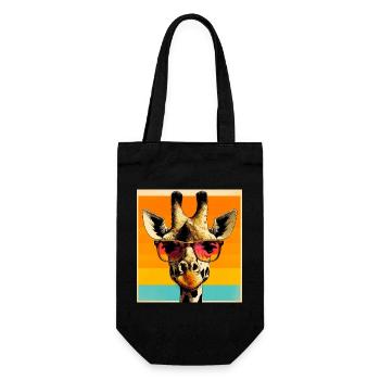 girafe - Sac à bouteille - noir - Devant