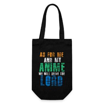 Anime Manga Otaku Kawaii Japan Cosplay Comic - Geschenkbeutel für Flaschen - Schwarz - Vorne