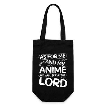 Anime Manga Otaku Kawaii Japan Cosplay Comic - Geschenkbeutel für Flaschen - Schwarz - Vorne
